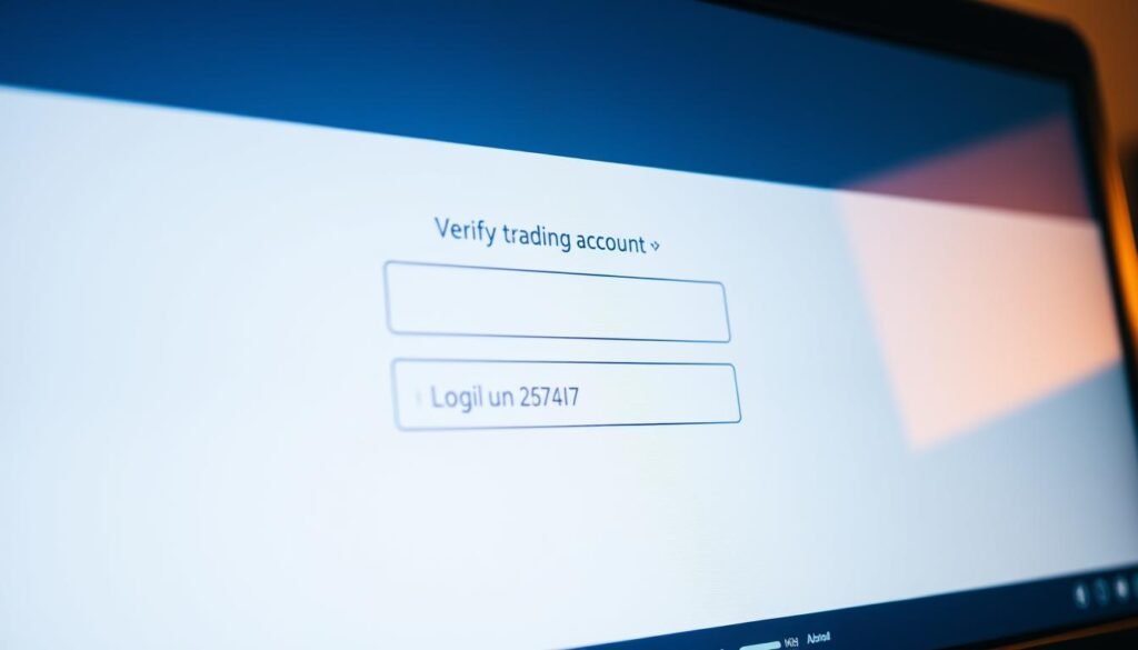 verifikasi detail login akun trading