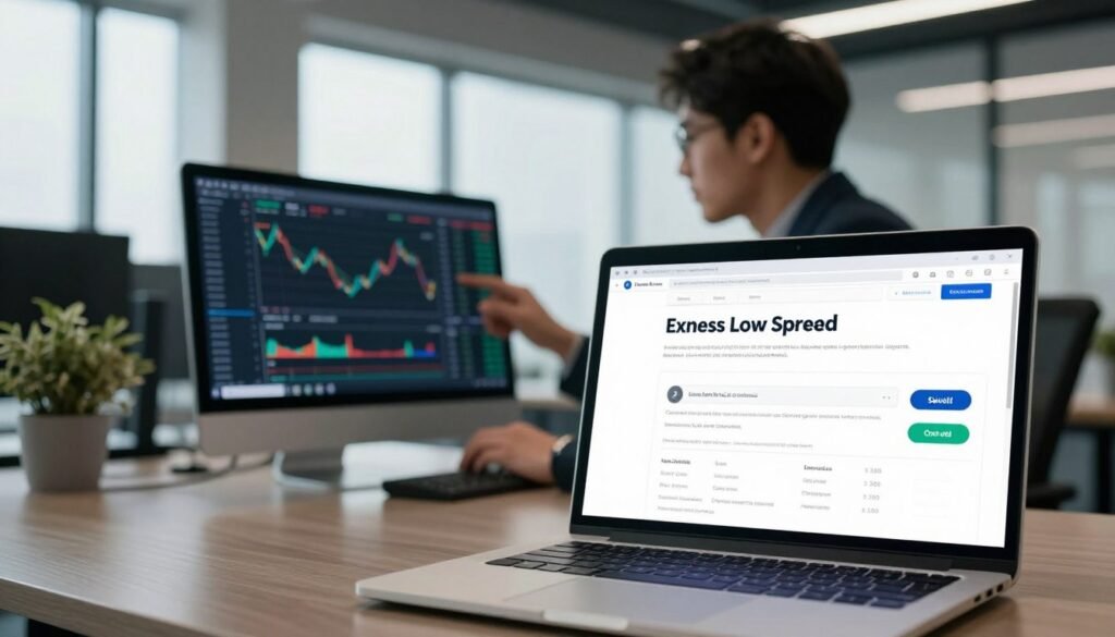 एक्सनेस कम स्प्रेड